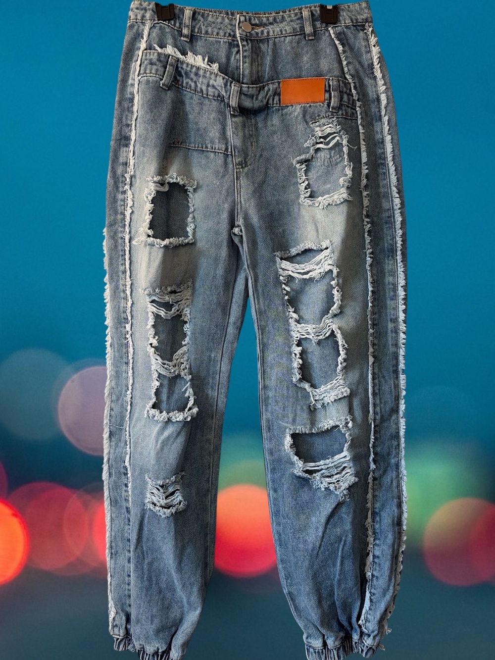WTF artistic jeans